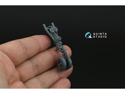 Sukhoi Su-30 Sm - Wheels Set With Weighted Tires (For Zvezda Kits / 3d-printed) - image 7