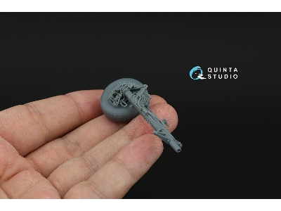 Sukhoi Su-30 Sm - Wheels Set With Weighted Tires (For Zvezda Kits / 3d-printed) - image 8
