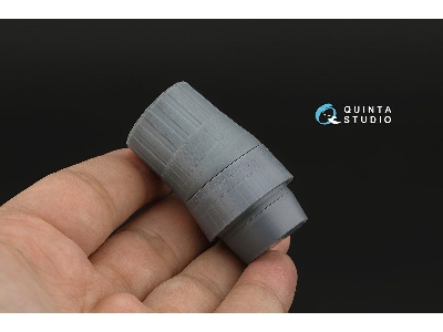 Sukhoi Su-30 Sm - Exhaust Nozzles / Parking Position, Dropped (For Zvezda Kits / 3d-printed) - image 5