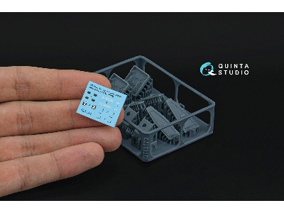 Sukhoi Su-30 Sm - Engine Intake Covers & Wheel Chocks (For Zvezda Kits / 3d-printed) - image 2