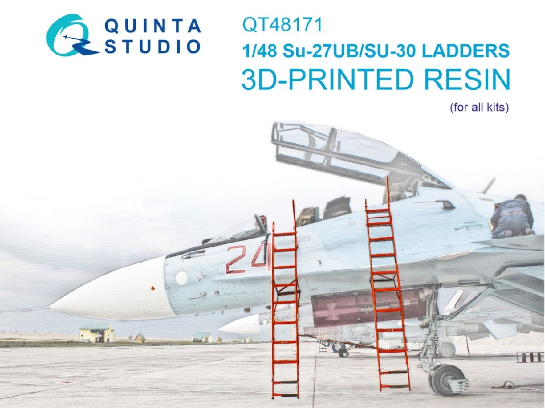 Crew Access Ladders For Su-27 Ub & Su-30 Family (For All Kits) - image 1