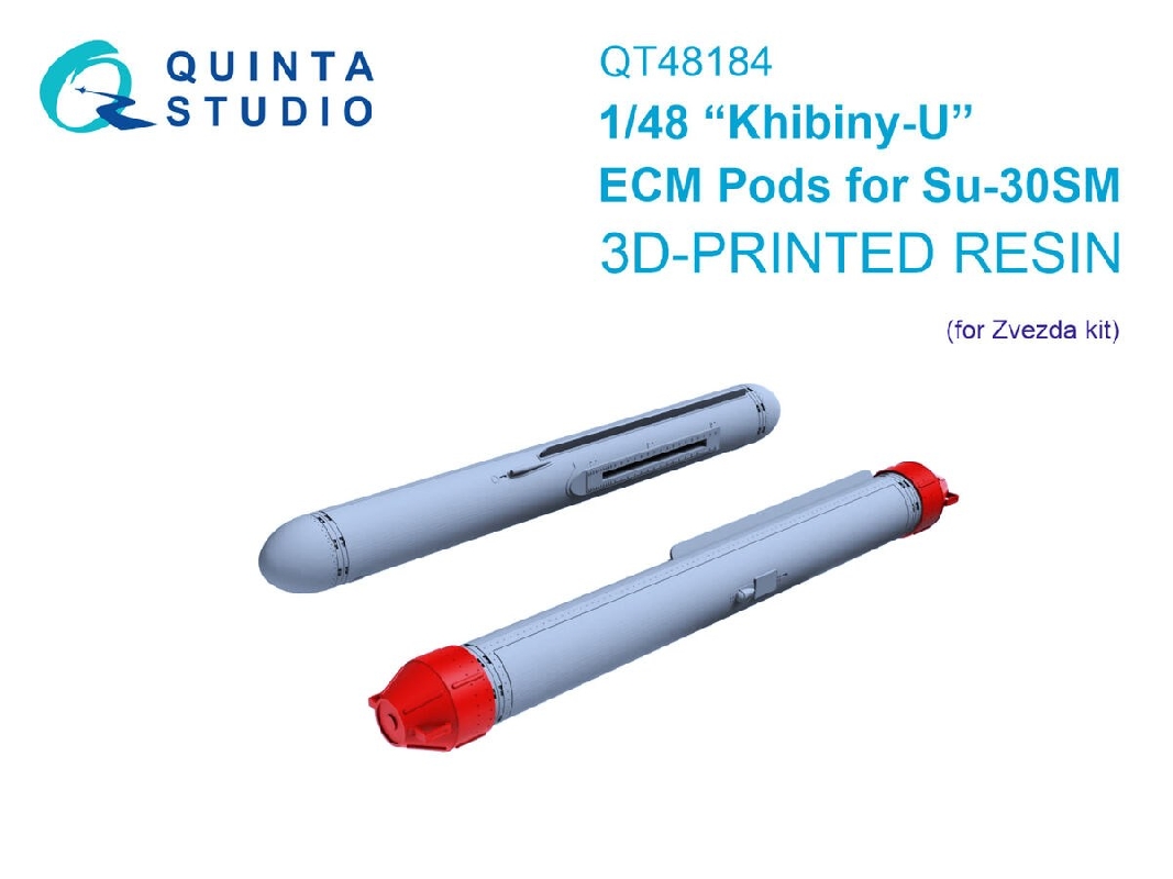 Khibiny-u Ecm Pods For Su-30 Sm- 3d-printed (For All Kits) - image 1