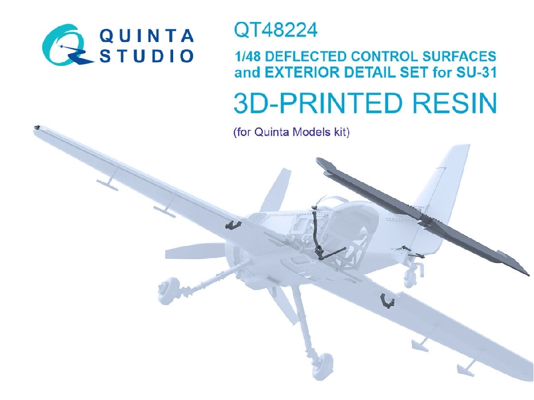 Sukhoi Su-31 - 3d-printed Deflected Control Surfaces And Exterior Detail Set (For Quinta Models Kits) - image 1