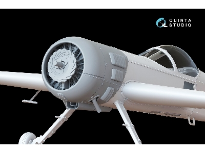 Sukhoi Su-31 - 3d-printed Engine With Closed Cowls (For Quinta Models Kits) - image 2