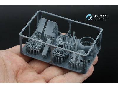 Sukhoi Su-31 - 3d-printed Engine With Removed Cowls (For Quinta Models Kits) - image 2
