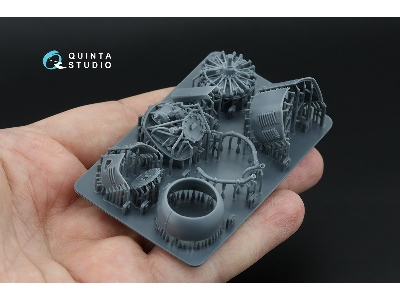 Sukhoi Su-31 - 3d-printed Engine With Removed Cowls (For Quinta Models Kits) - image 3