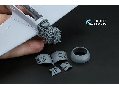 Sukhoi Su-31 - 3d-printed Engine With Removed Cowls (For Quinta Models Kits) - image 7
