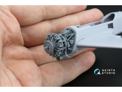 Sukhoi Su-31 - 3d-printed Engine With Removed Cowls (For Quinta Models Kits) - image 10