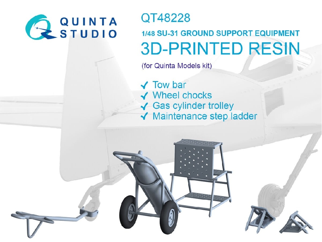 Sukhoi Su-31 - 3d-printed Ground Support Equipment (For Quinta Models Kits) - image 1