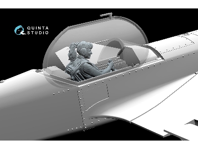 Svetlana Sitting In Su-31 (1 Figure 3d-printed / For Quinta Models Kits) - image 9