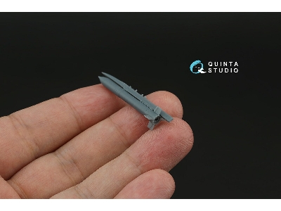 S-24 Rockets With Apu-68 Launchers - 3d-printed (2 Pcs / For All Kits) - image 4