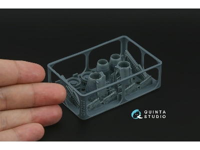 Sukhoi Su-25 - Rear Engine Nacelles With Flare Dispensers And Nozzles (For Zvezda Kits / 3d-printed) - image 2