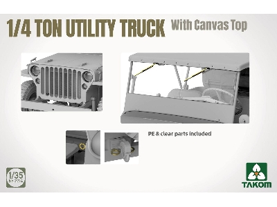 Us 1/4 Ton Utility Truck With Canvas Top - image 4