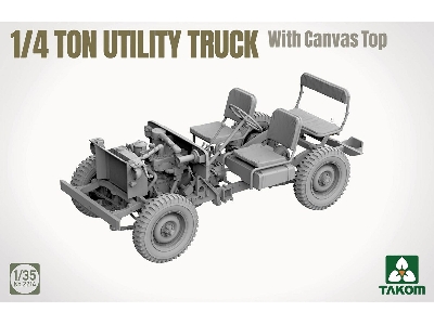 Us 1/4 Ton Utility Truck With Canvas Top - image 5