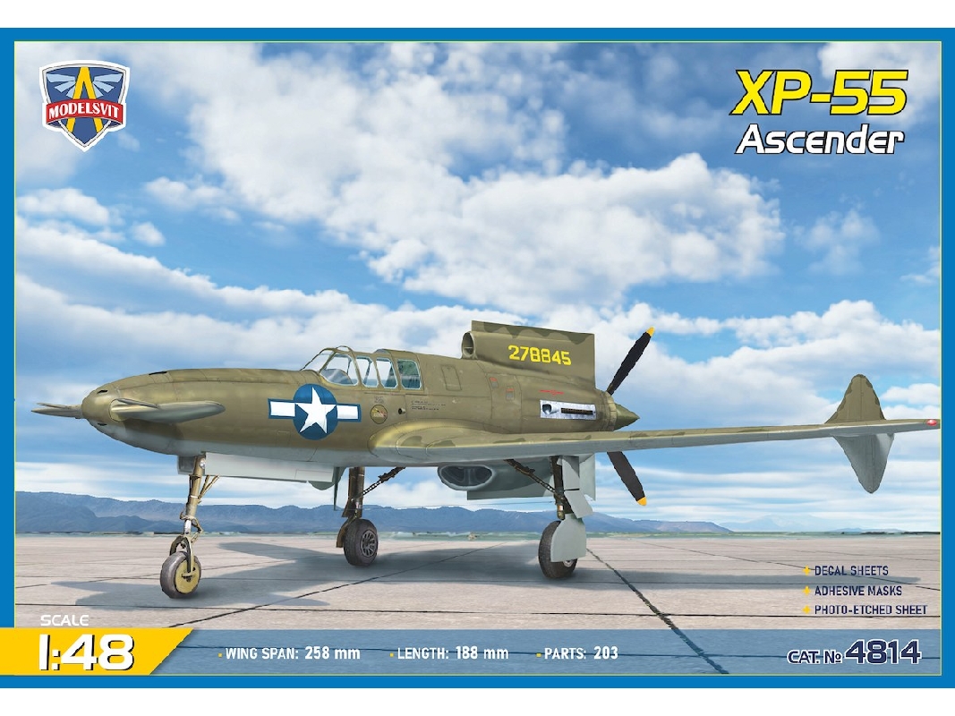 Curtiss Xp-55 Ascender (1st Prototype) - image 1