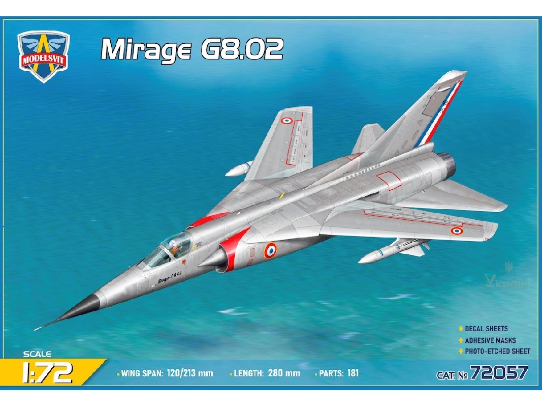 Dassault Mirage G8 02 - Variable-geometry Fighter - image 1