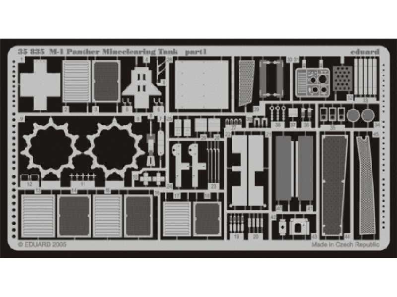 M-1 Panther Mineclearing Tank 1/35 - Dragon - image 1