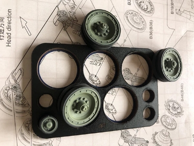Raketenjagdpanzer Jaguar 1 - Quickwheel Masks (For Das Werk Kits) - image 3