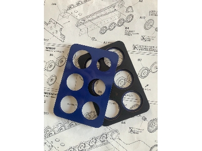 Tiger I Ausf. E - Quickwheel Masks (For Tiger Model Kits) - image 2