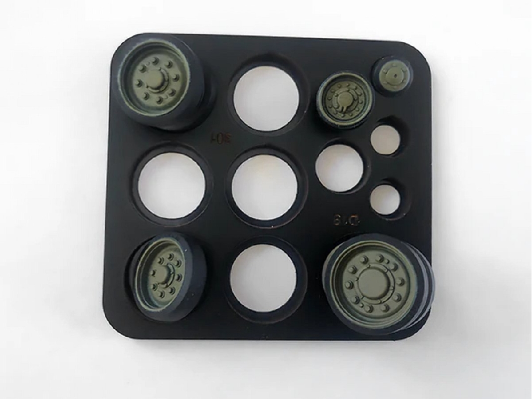 Sherman (Hvss) - Quickwheel Masks (For Takom Kits) - image 1