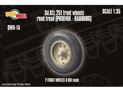 Sd.Kfz. 251 - Front Wheels Road Tread (Phoenix - Harburg) - image 1
