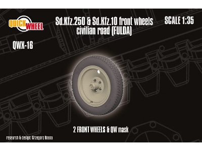 Sd.Kfz. 250 & 10 - Front Wheels Civilian Road (Fulda) - image 1