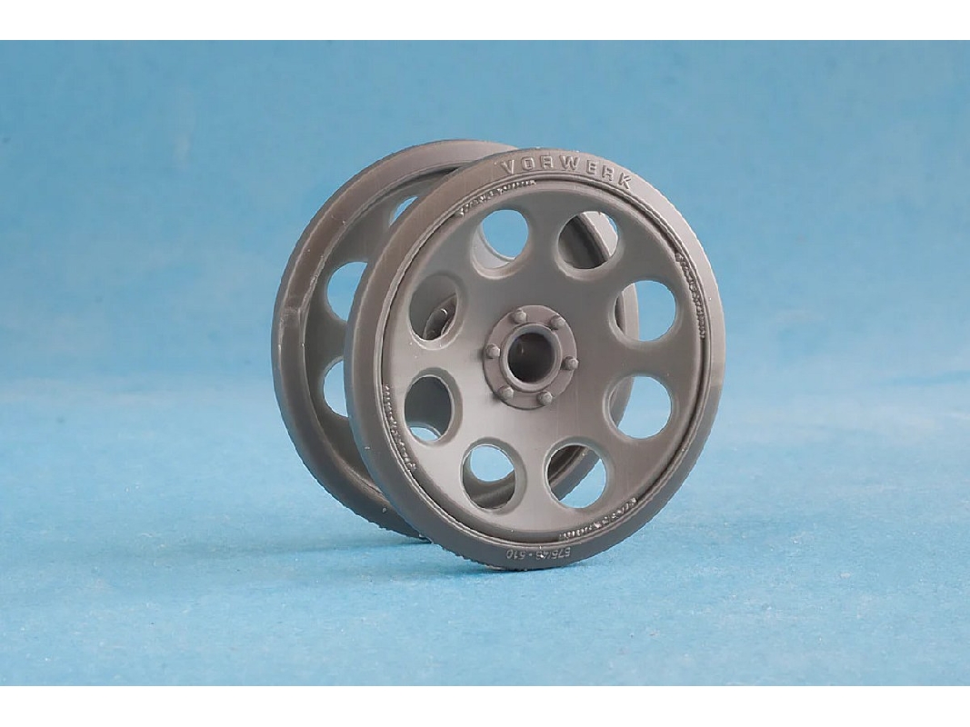 Sd.Kfz. 251 - Corrected Road Wheels 14 Complete Wheels (For Das Werk Kits) - image 1