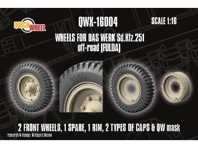 Sd.Kfz. 251 - Wheels Off-road (Fulda / for das Werk Kits) - image 1