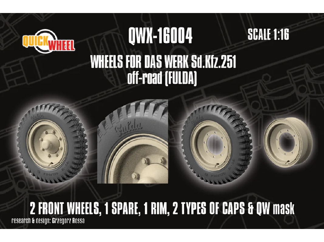 Sd.Kfz. 251 - Wheels Off-road (Fulda / for das Werk Kits) - image 1