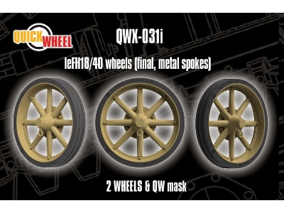 Lefh 18/40 - Wheels (Final, Metal Spokes) - image 1