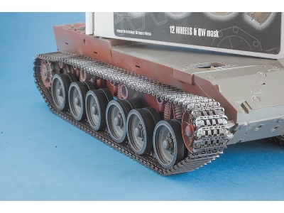 Puma, Nagmachon And Nagmashot (Centurion Type) - Corrected Road Wheels 12 Wheels & Qw Mask (For Hobby Boss Kits) - image 4
