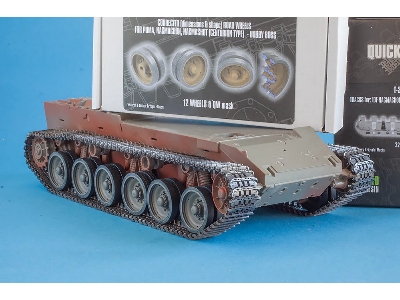 Puma, Nagmachon And Nagmashot (Centurion Type) - Corrected Road Wheels 12 Wheels & Qw Mask (For Hobby Boss Kits) - image 7