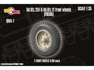 Sd.Kfz. 251 & 11 - Front Wheels (Fulda) - image 1