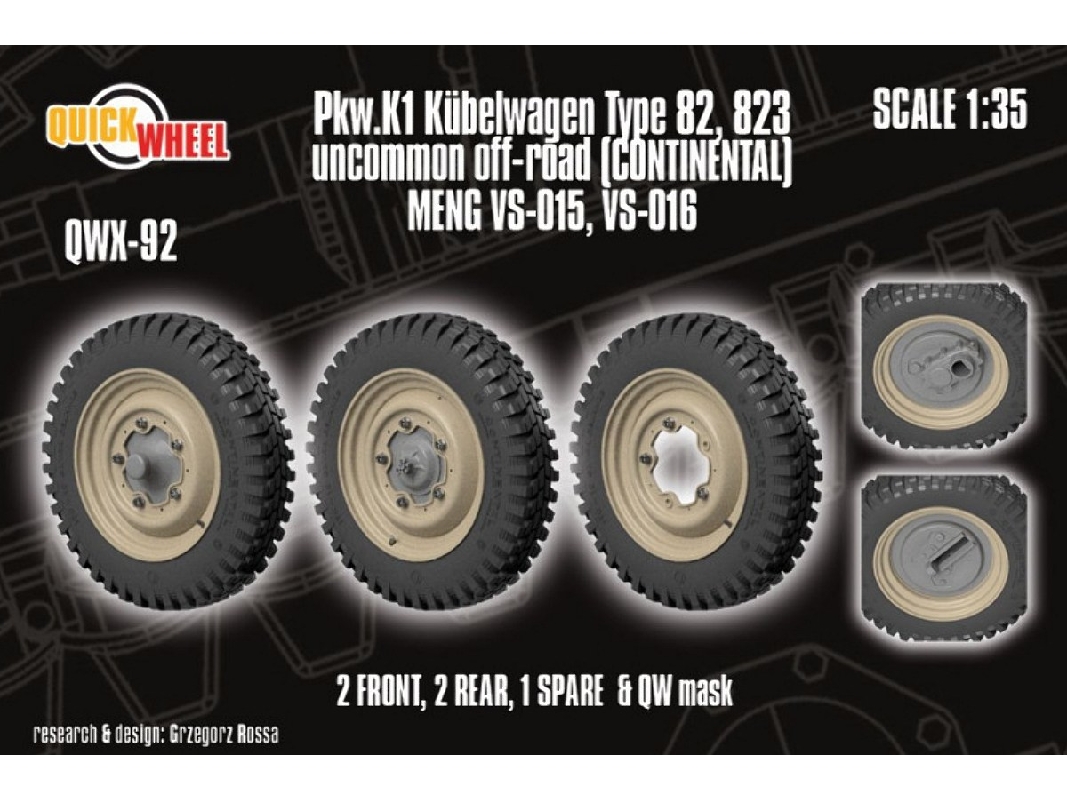 Pkw. K1 Kubelwagen Type 82 - 823 Uncommon Off-road (Continental) (For Meng Kits) - image 1