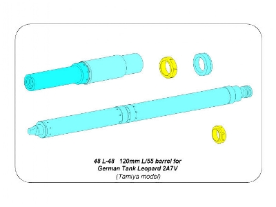120 mm L/55 Barrel for  German Tank Leopard 2A7V - image 13