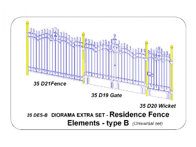 Residence Fence Elements - type B - image 3
