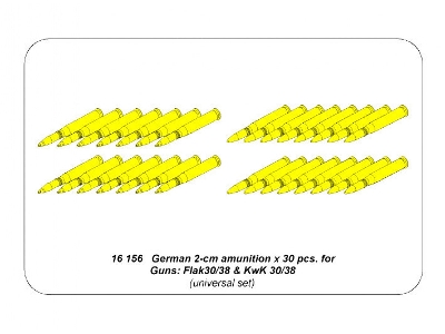 2-cm ammo x30 pcs.  for German Guns: Flak30/38 & KwK 30/38 - image 5