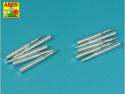 Set of 8,8cm projectiles x 10 pcs. for  Jagdpanther, King Tiger & Nashorn - image 1