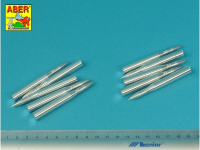 Set of 8,8cm projectiles x 10 pcs. for  Jagdpanther, King Tiger & Nashorn - image 2
