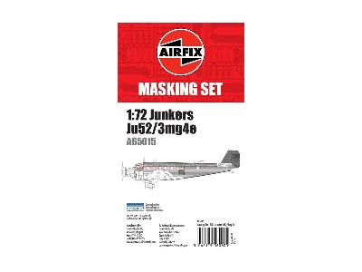 Junkers Ju-52/3mg4e - Masking Set (For Airfix Kits) - image 1