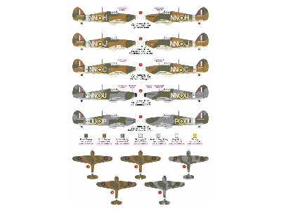 Hawker Hurricane Mk.Iia - Masks (For Mn-hobby 32mn001 Kit) - image 2