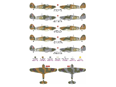 Hawker Hurricane Mk.Iib - Masks (For Mn-hobby 32mn002 Kit) - image 2