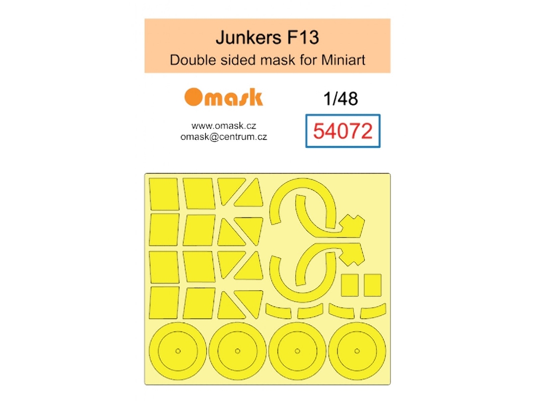 Junkers F13 - Mask Set (For Miniart Kits) - image 1