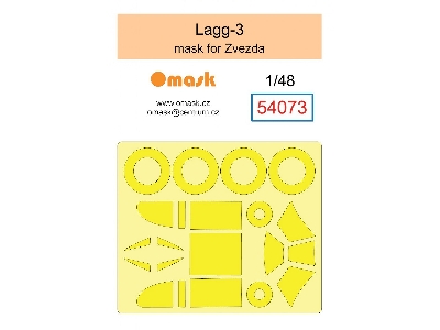 Lagg-3 - Mask Set (For Zvezda Kits) - image 1