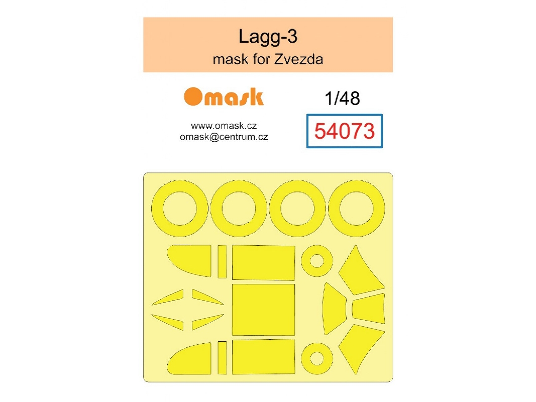 Lagg-3 - Mask Set (For Zvezda Kits) - image 1