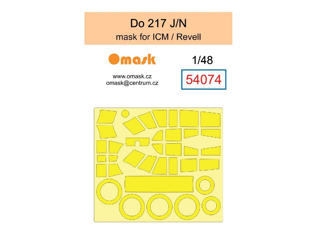 Dornier Do 217 J/N Mask (For Icm/Revell Kits) - image 1