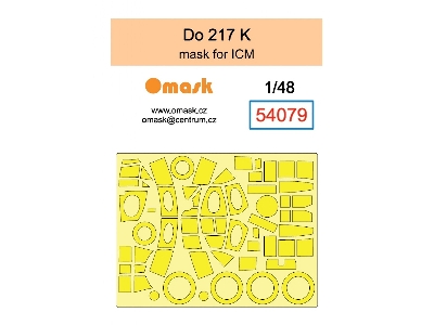 Dornier Do-217 K - Mask Set (For Icm Kits) - image 1