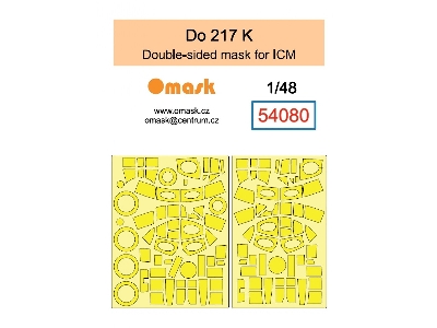 Dornier Do-217 K - Double Sided Mask Set (For Icm Kits) - image 1