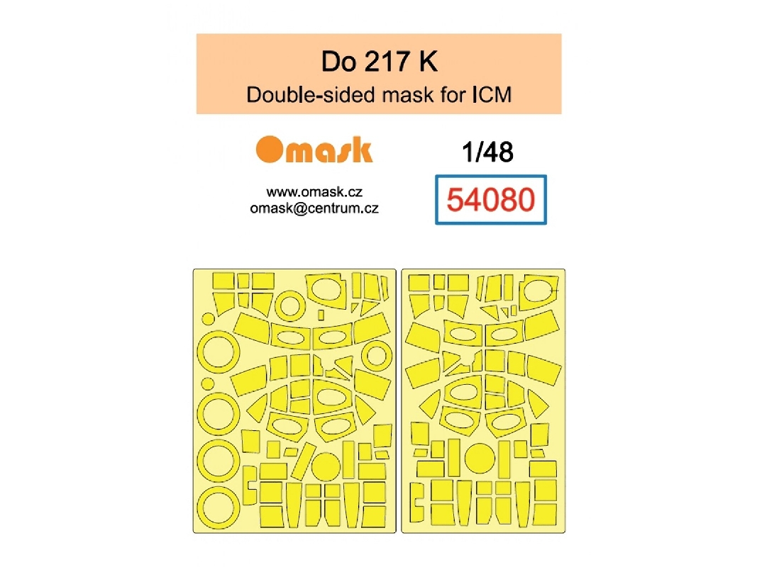 Dornier Do-217 K - Double Sided Mask Set (For Icm Kits) - image 1