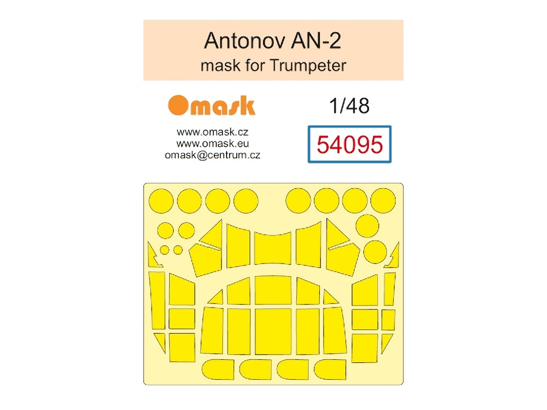 Antonov An-2 - Mask Set (For Trumpeter Kits) - image 1
